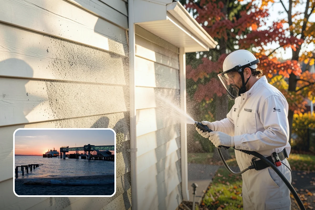 Battery Acid Stain Removal in Edmonds, Snohomish County, WA - Neutralizes acid to halt ongoing concrete damage