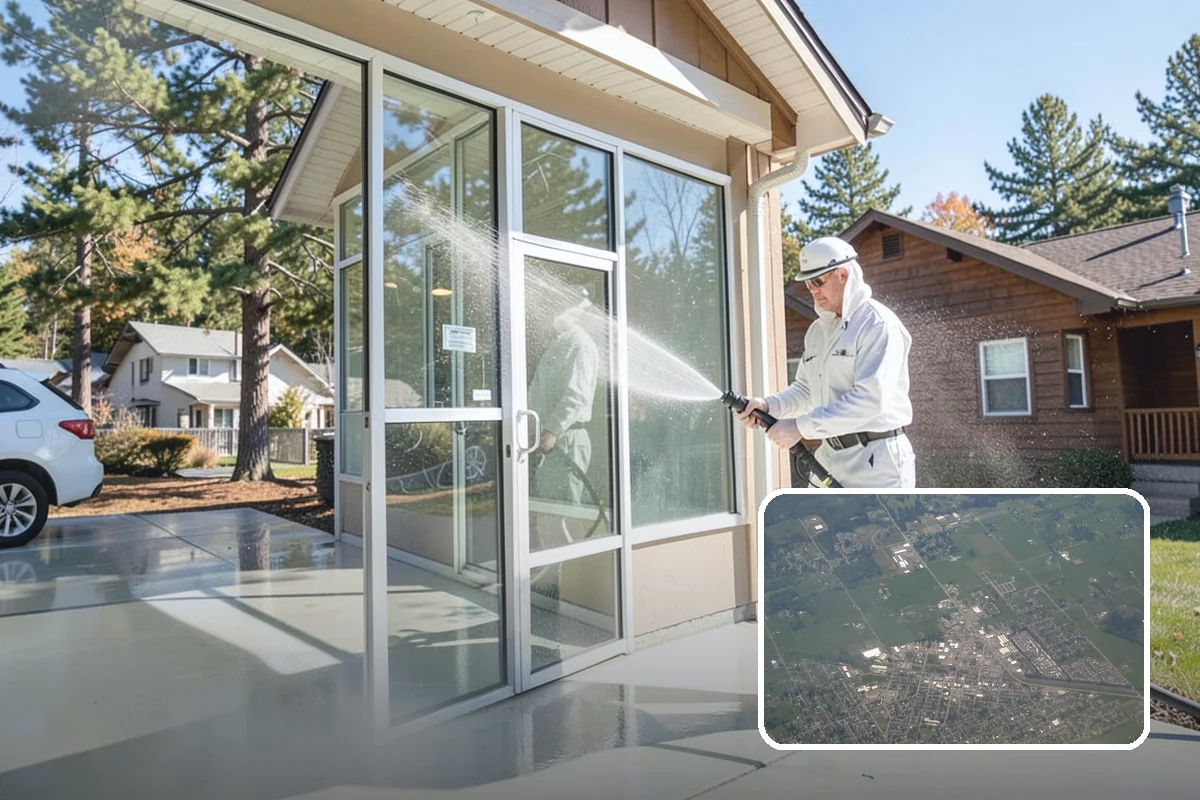 Battery Acid Stain Removal in Enumclaw, King County, WA - Neutralizes acid to halt ongoing concrete damage