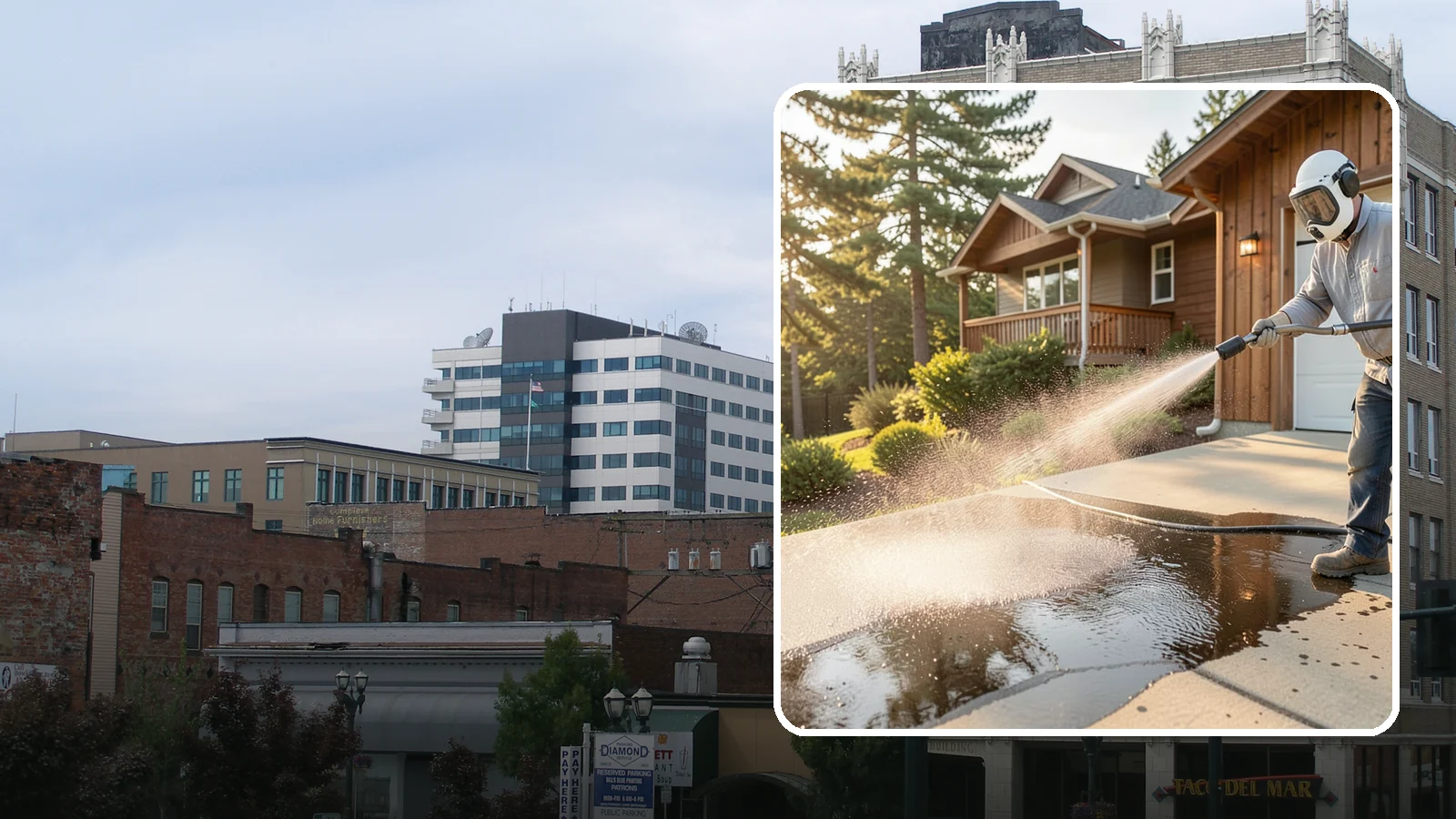 Battery Acid Stain Removal in Everett, Snohomish County, WA - Specialized neutralization and removal of battery acid stains and etching from concrete and garage floors.