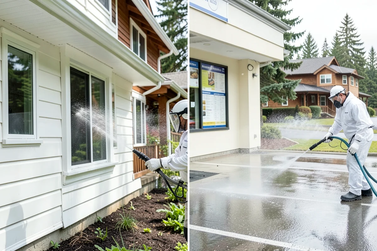 Battery Acid Stain Removal in Federal Way, King County, WA - Contain the area and neutralize the acid residue