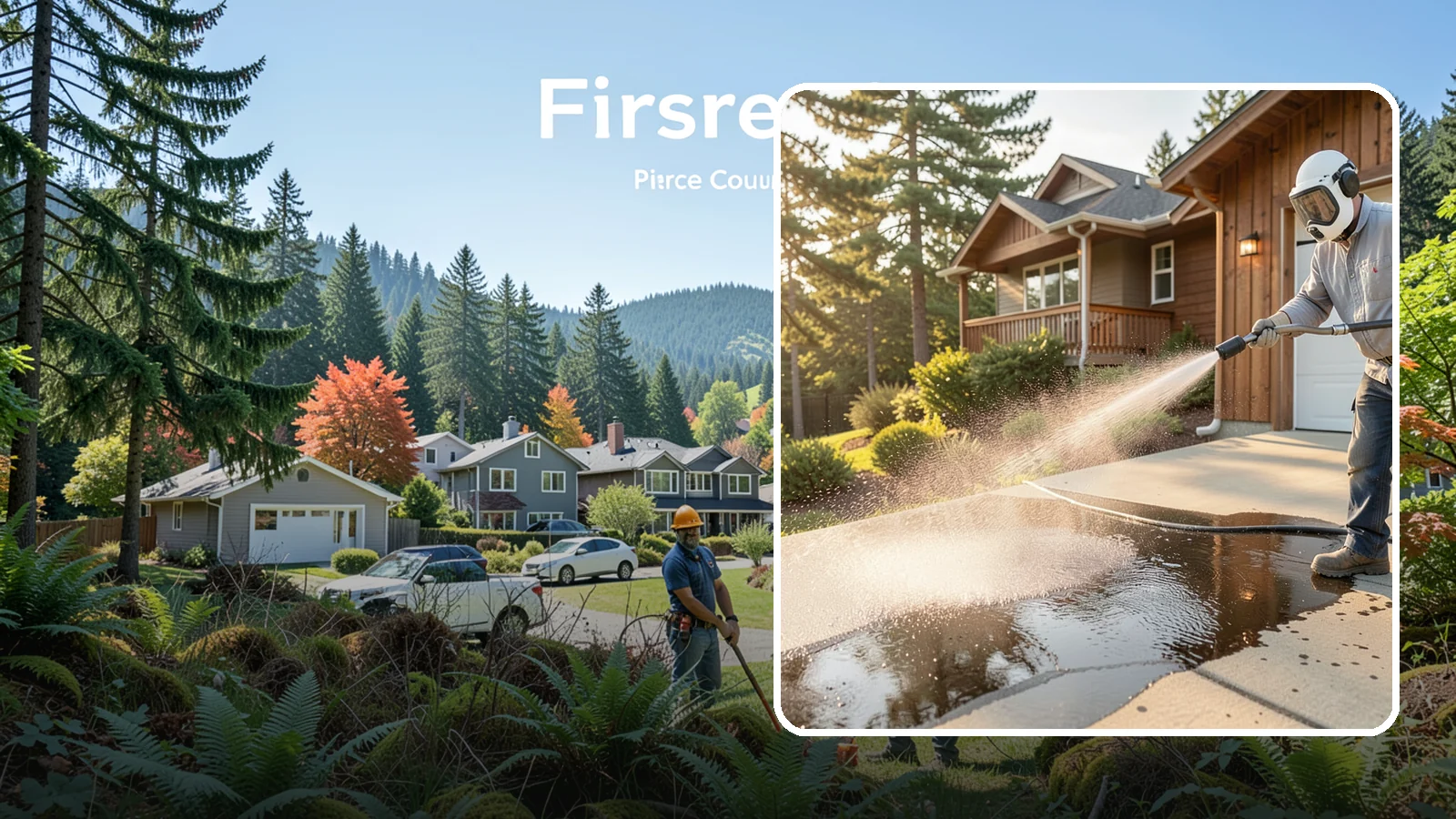 Battery Acid Stain Removal in Fircrest, Pierce County, WA - Specialized neutralization and removal of battery acid stains and etching from concrete and garage floors.