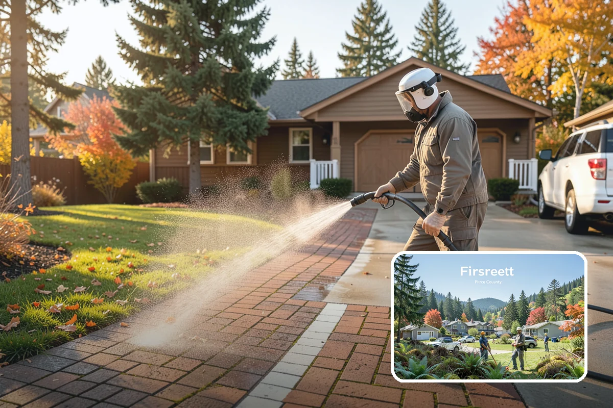 Battery Acid Stain Removal in Fircrest, Pierce County, WA - Neutralizes acid to halt ongoing concrete damage