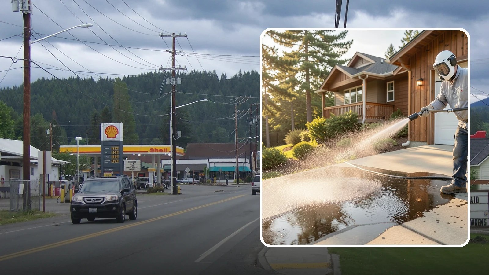 Battery Acid Stain Removal in Granite Falls, Snohomish County, WA - Specialized neutralization and removal of battery acid stains and etching from concrete and garage floors.