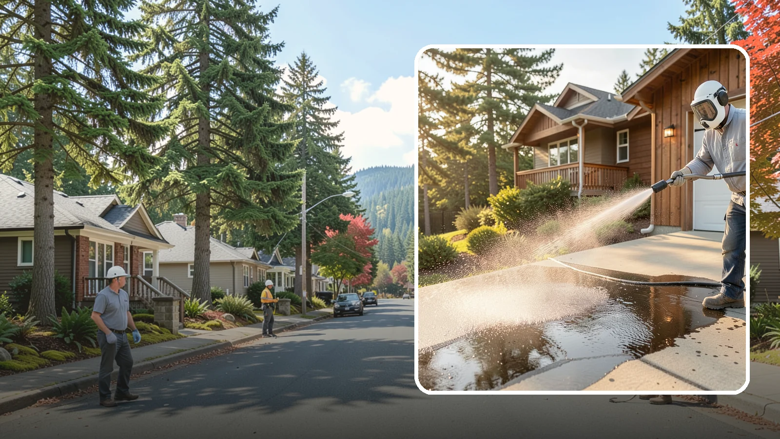 Battery Acid Stain Removal in Hunts Point, King County, WA - Specialized neutralization and removal of battery acid stains and etching from concrete and garage floors.
