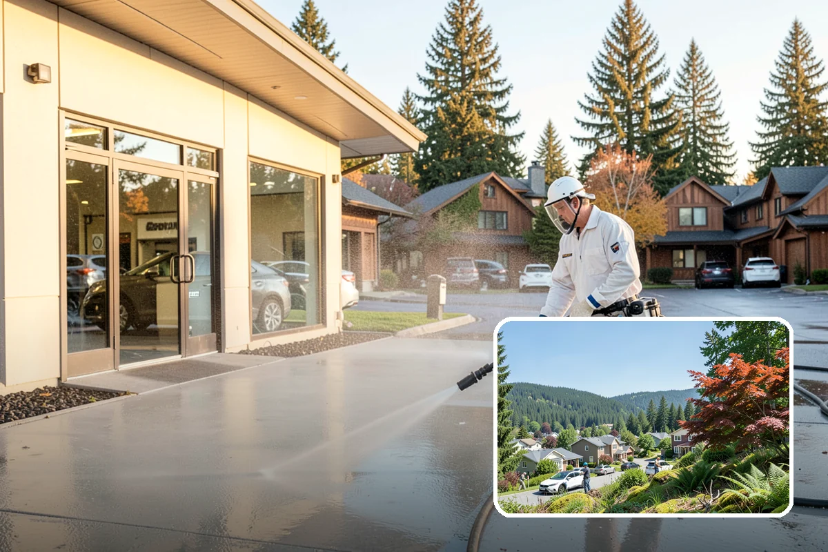 Battery Acid Stain Removal in Index, Snohomish County, WA - Neutralizes acid to halt ongoing concrete damage