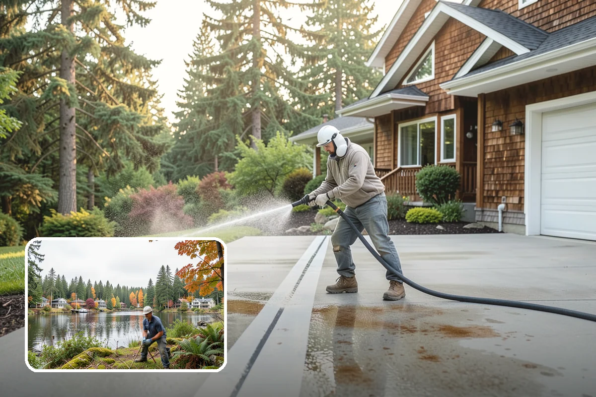 Battery Acid Stain Removal in La Conner, Skagit County, WA - Neutralizes acid to halt ongoing concrete damage