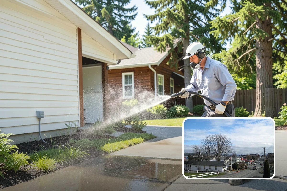 Battery Acid Stain Removal in Langley, Island County, WA - Neutralizes acid to halt ongoing concrete damage