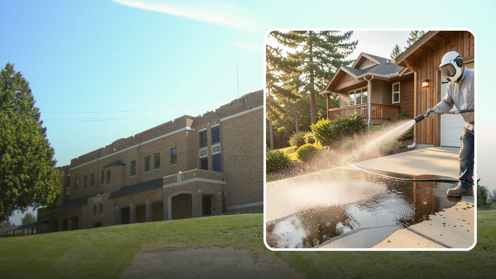 Battery Acid Stain Removal in Maple Valley, King County, WA - Specialized neutralization and removal of battery acid stains and etching from concrete and garage floors.