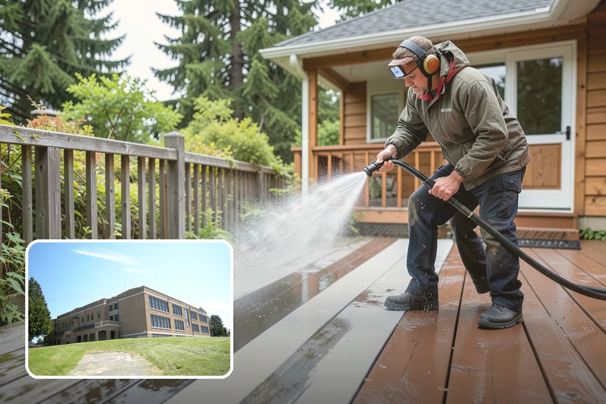 Battery Acid Stain Removal in Maple Valley, King County, WA - Neutralizes acid to halt ongoing concrete damage