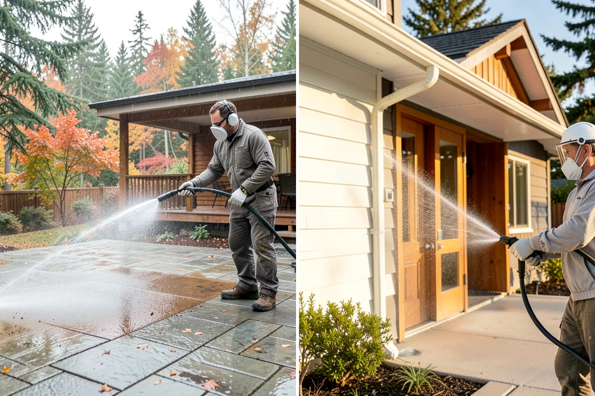 Battery Acid Stain Removal in Maple Valley, King County, WA - Contain the area and neutralize the acid residue