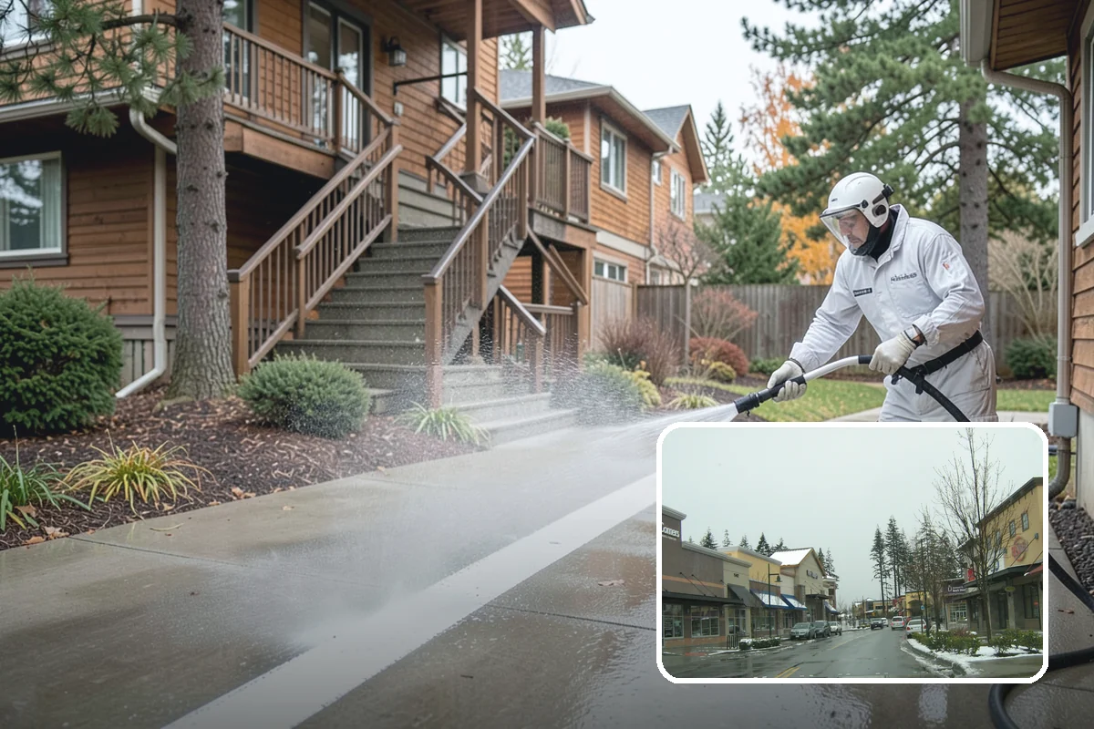 Battery Acid Stain Removal in Mill Creek, Snohomish County, WA - Neutralizes acid to halt ongoing concrete damage