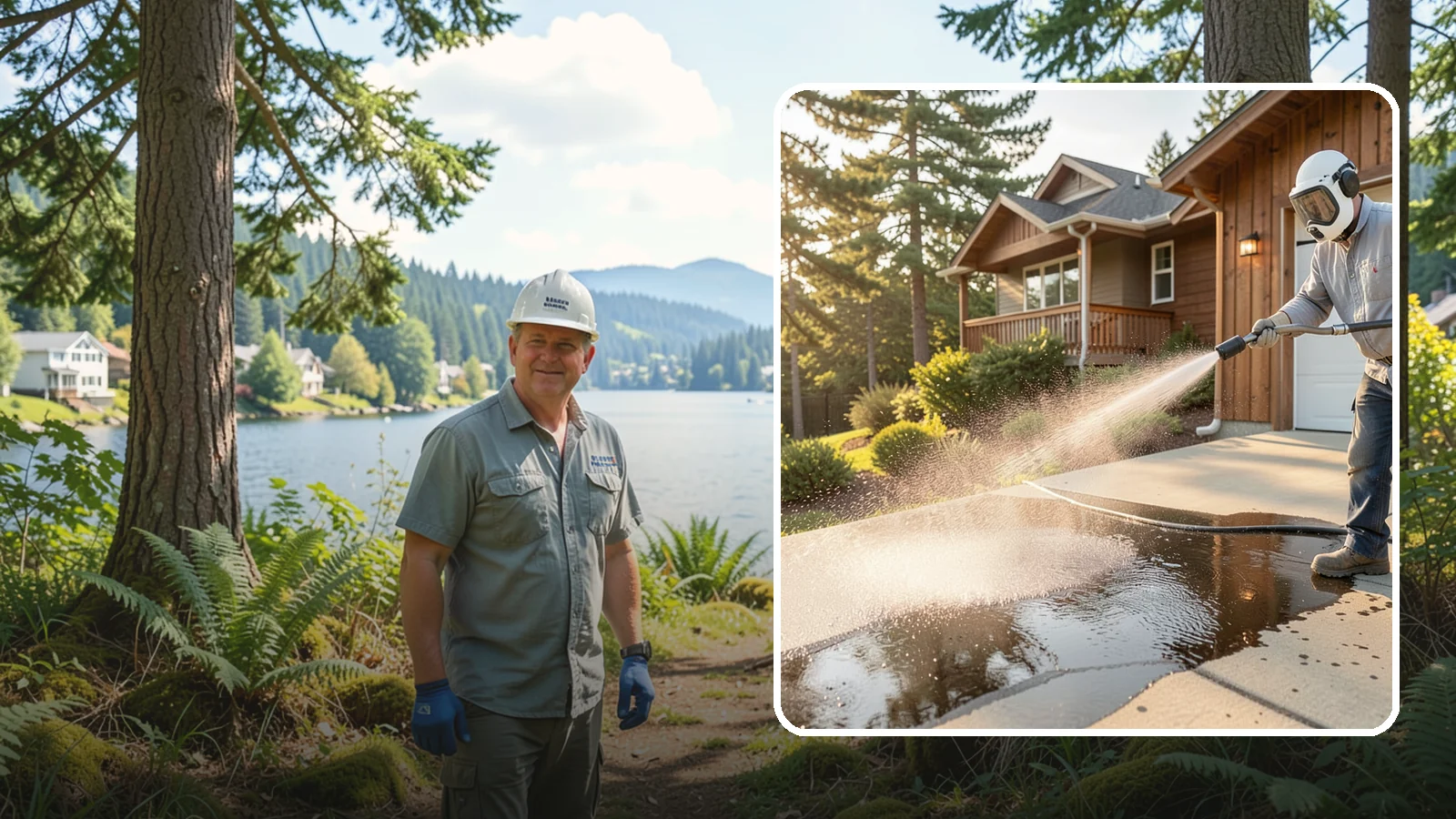 Battery Acid Stain Removal in Milton, King County, WA - Specialized neutralization and removal of battery acid stains and etching from concrete and garage floors.
