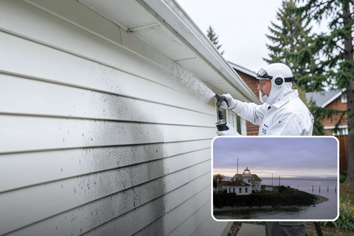 Battery Acid Stain Removal in Mukilteo, Snohomish County, WA - Neutralizes acid to halt ongoing concrete damage