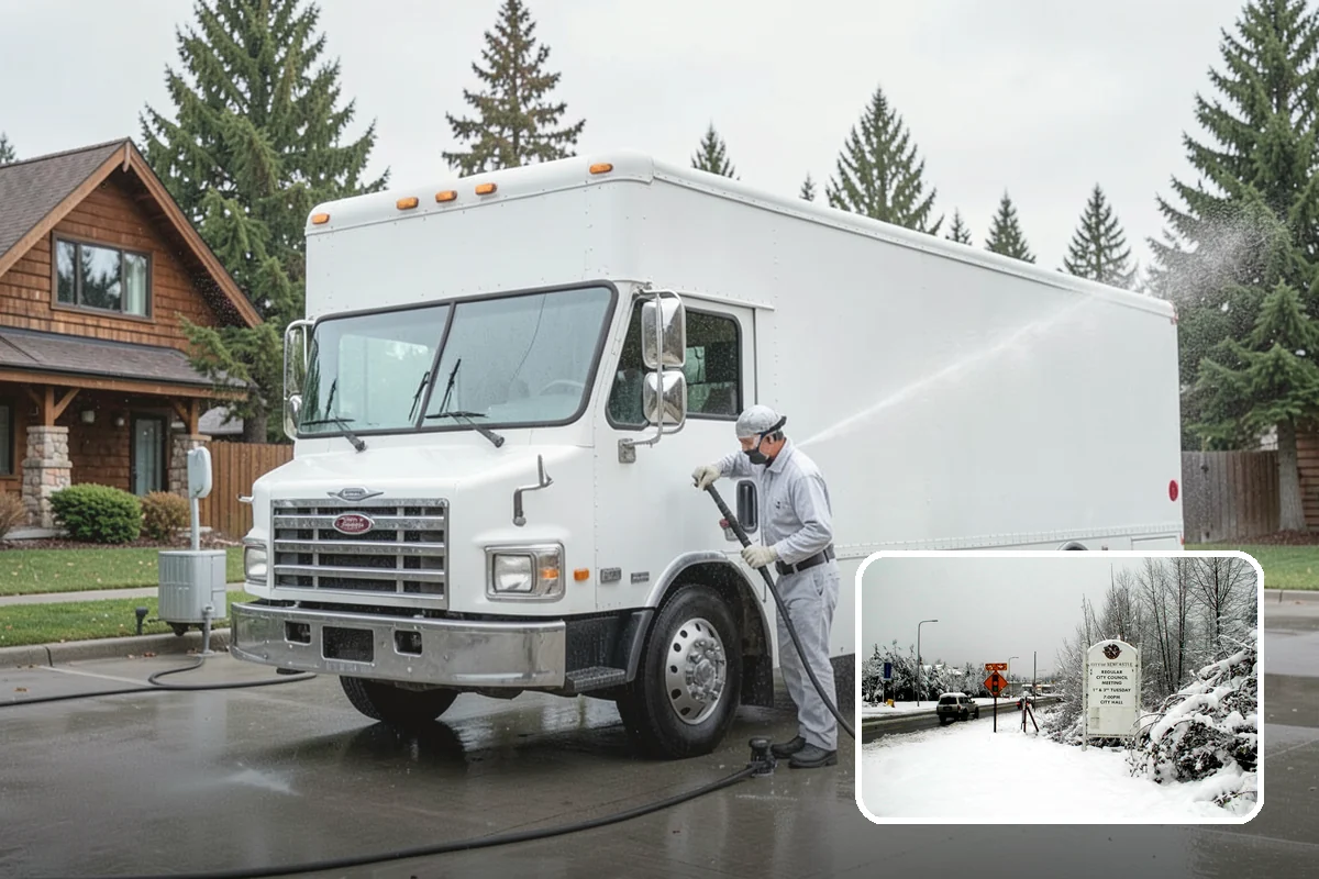 Battery Acid Stain Removal in Newcastle, King County, WA - Neutralizes acid to halt ongoing concrete damage