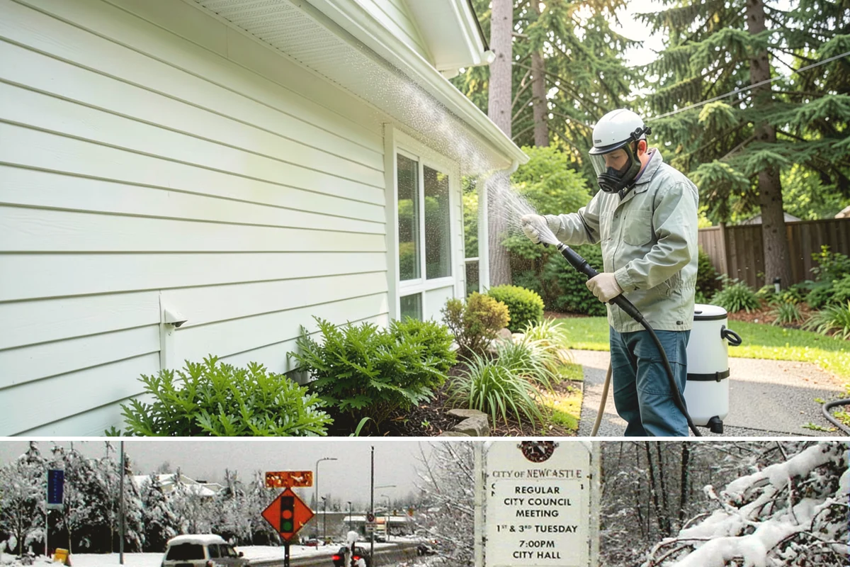 Battery Acid Stain Removal in Newcastle, King County, WA - Battery acid stains are best treated promptly year-round, with dry indoor garage conditions making cleanup and any sealing easier.