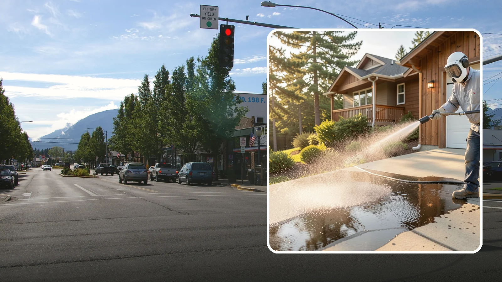 Battery Acid Stain Removal in North Bend, King County, WA - Specialized neutralization and removal of battery acid stains and etching from concrete and garage floors.