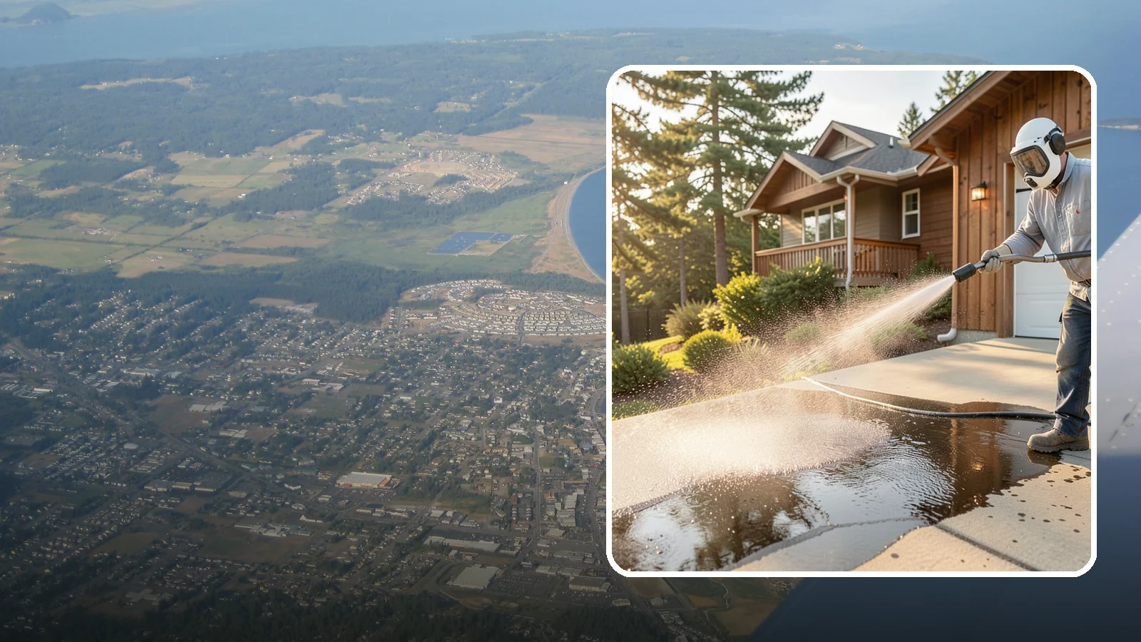 Battery Acid Stain Removal in Oak Harbor, Island County, WA - Specialized neutralization and removal of battery acid stains and etching from concrete and garage floors.