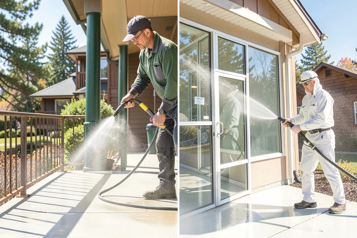 Battery Acid Stain Removal in Oak Harbor, Island County, WA - Contain the area and neutralize the acid residue