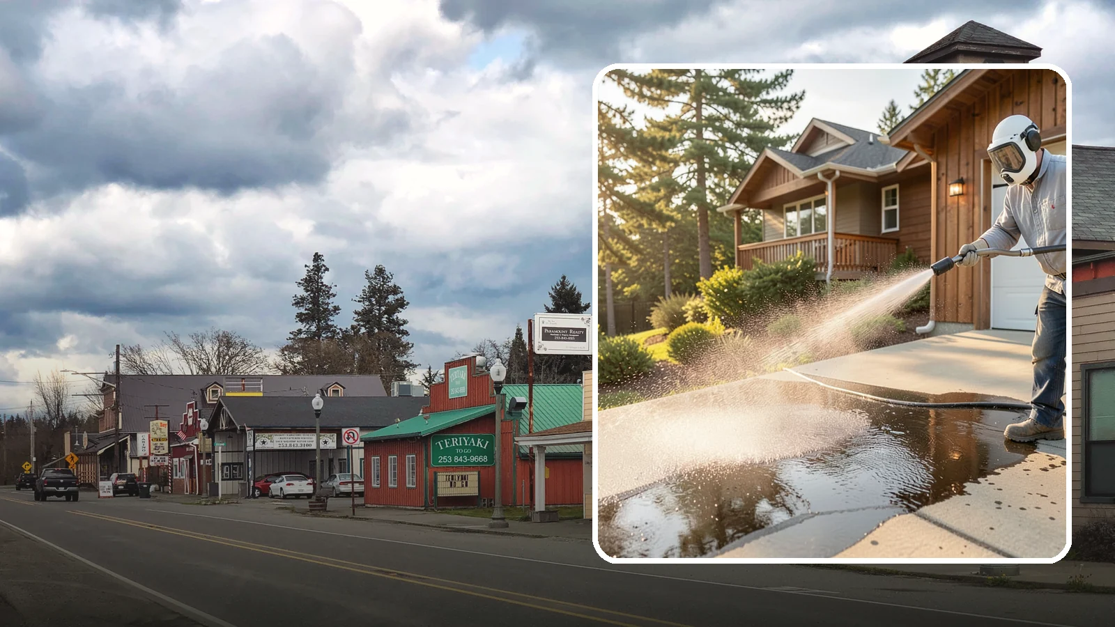 Battery Acid Stain Removal in Roy, Pierce County, WA - Specialized neutralization and removal of battery acid stains and etching from concrete and garage floors.