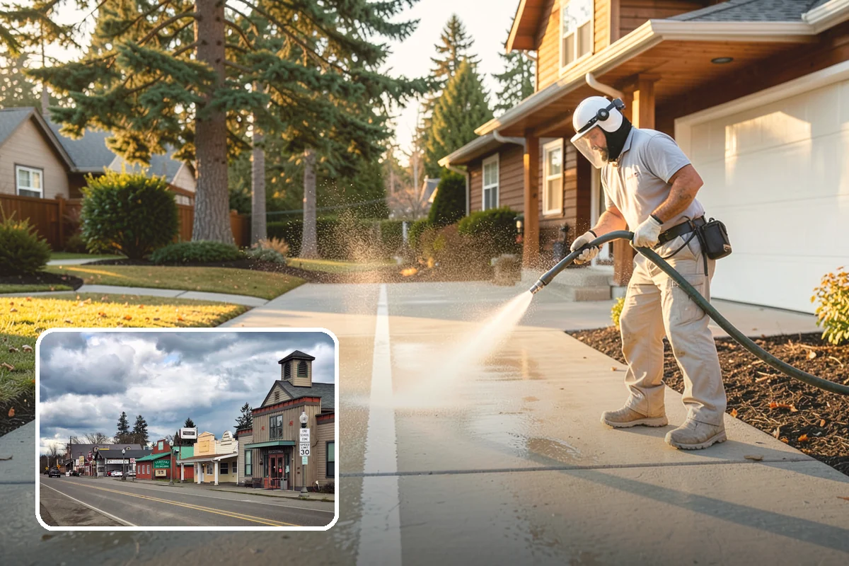 Battery Acid Stain Removal in Roy, Pierce County, WA - Neutralizes acid to halt ongoing concrete damage