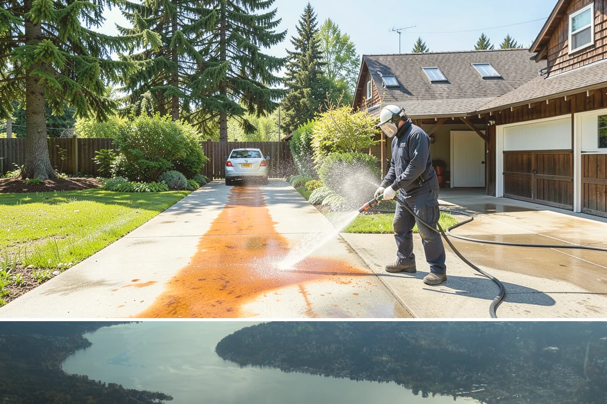 Battery Acid Stain Removal in Sammamish, King County, WA - Battery acid stains are best treated promptly year-round, with dry indoor garage conditions making cleanup and any sealing easier.