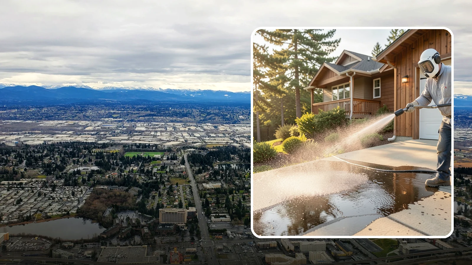 Battery Acid Stain Removal in SeaTac, King County, WA - Specialized neutralization and removal of battery acid stains and etching from concrete and garage floors.