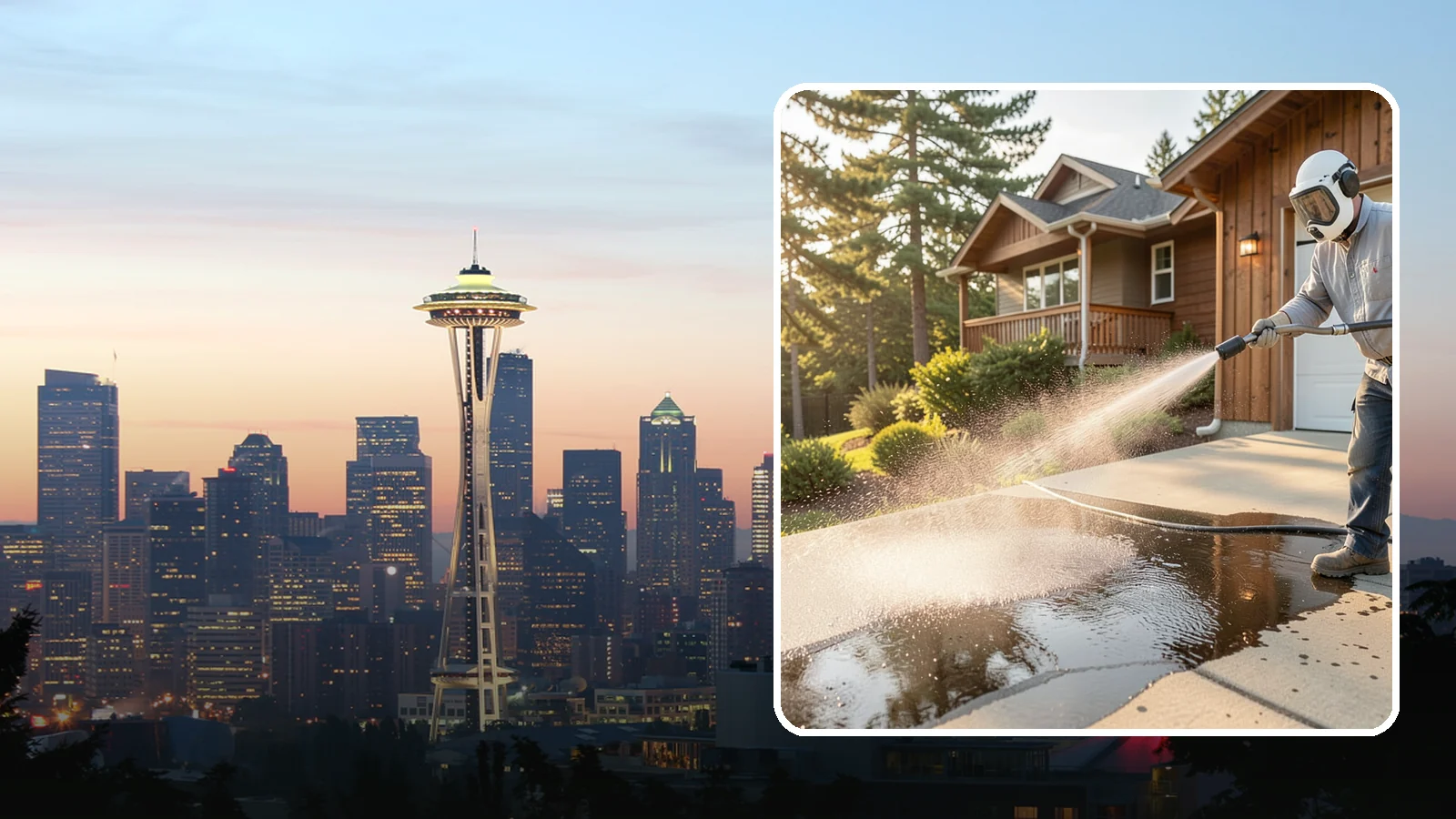 Battery Acid Stain Removal in Seattle, King County, WA - Specialized neutralization and removal of battery acid stains and etching from concrete and garage floors.