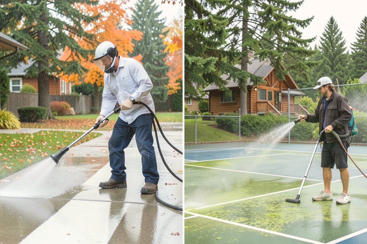 Battery Acid Stain Removal in Stanwood, Snohomish County, WA - Contain the area and neutralize the acid residue