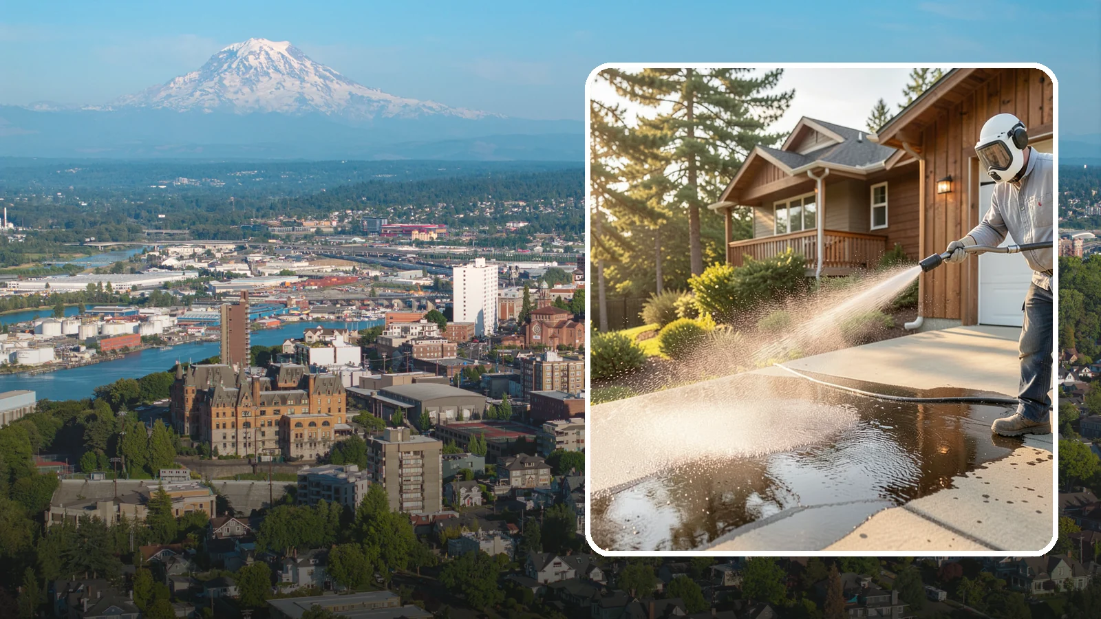 Battery Acid Stain Removal in Tacoma, Pierce County, WA - Specialized neutralization and removal of battery acid stains and etching from concrete and garage floors.