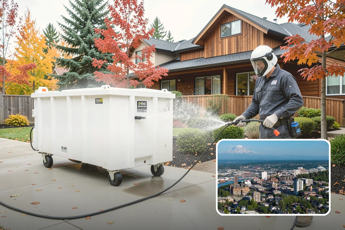 Battery Acid Stain Removal in Tacoma, Pierce County, WA - Neutralizes acid to halt ongoing concrete damage
