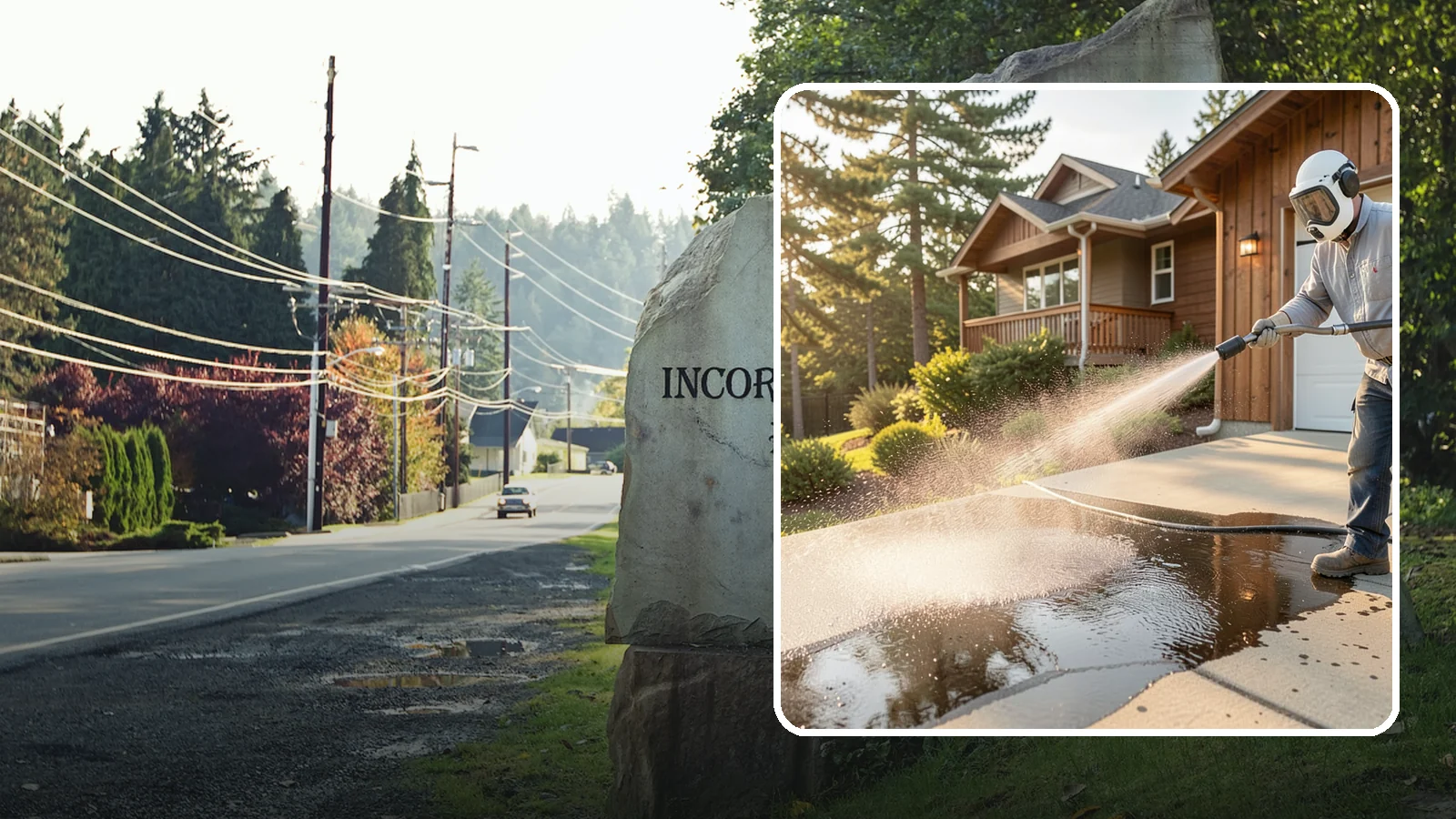 Battery Acid Stain Removal in Wilkeson, Pierce County, WA - Specialized neutralization and removal of battery acid stains and etching from concrete and garage floors.