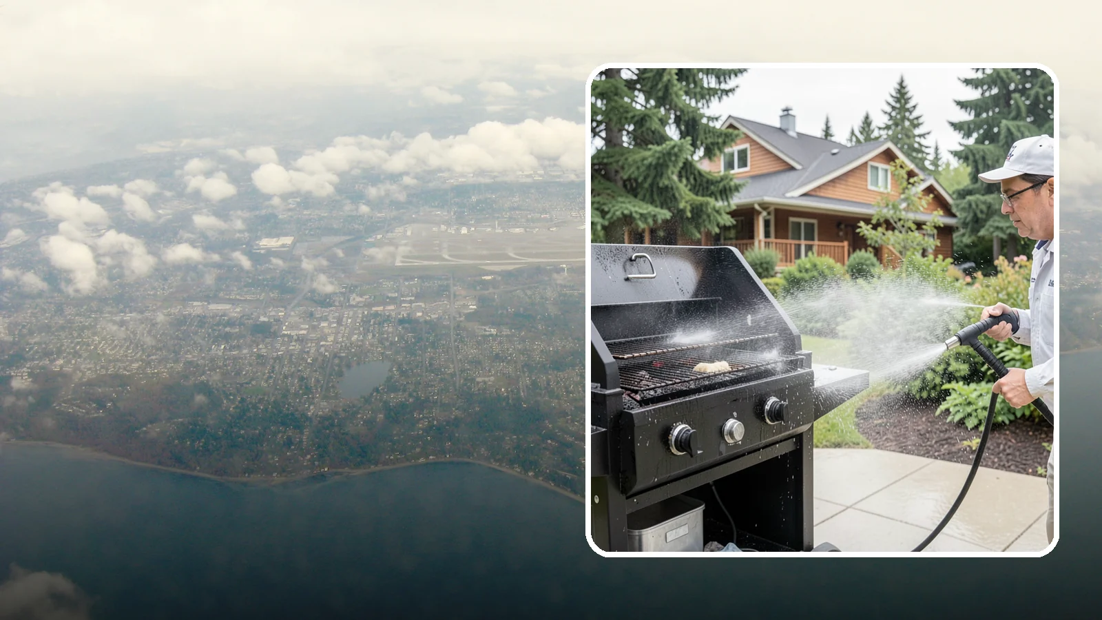 BBQ Grill Cleaning in Burien, King County, WA - We degrease grates, burners, and exterior housings so your grill is safe and ready for that rare Washington sunny cookout.