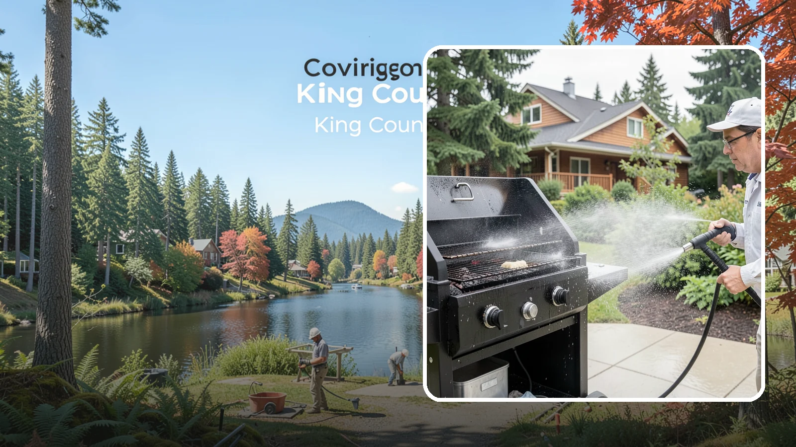 BBQ Grill Cleaning in Covington, King County, WA - We degrease grates, burners, and exterior housings so your grill is safe and ready for that rare Washington sunny cookout.
