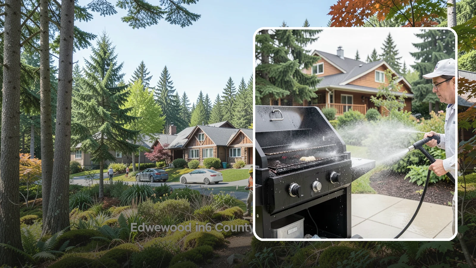 BBQ Grill Cleaning in Edgewood, Pierce County, WA - We degrease grates, burners, and exterior housings so your grill is safe and ready for that rare Washington sunny cookout.