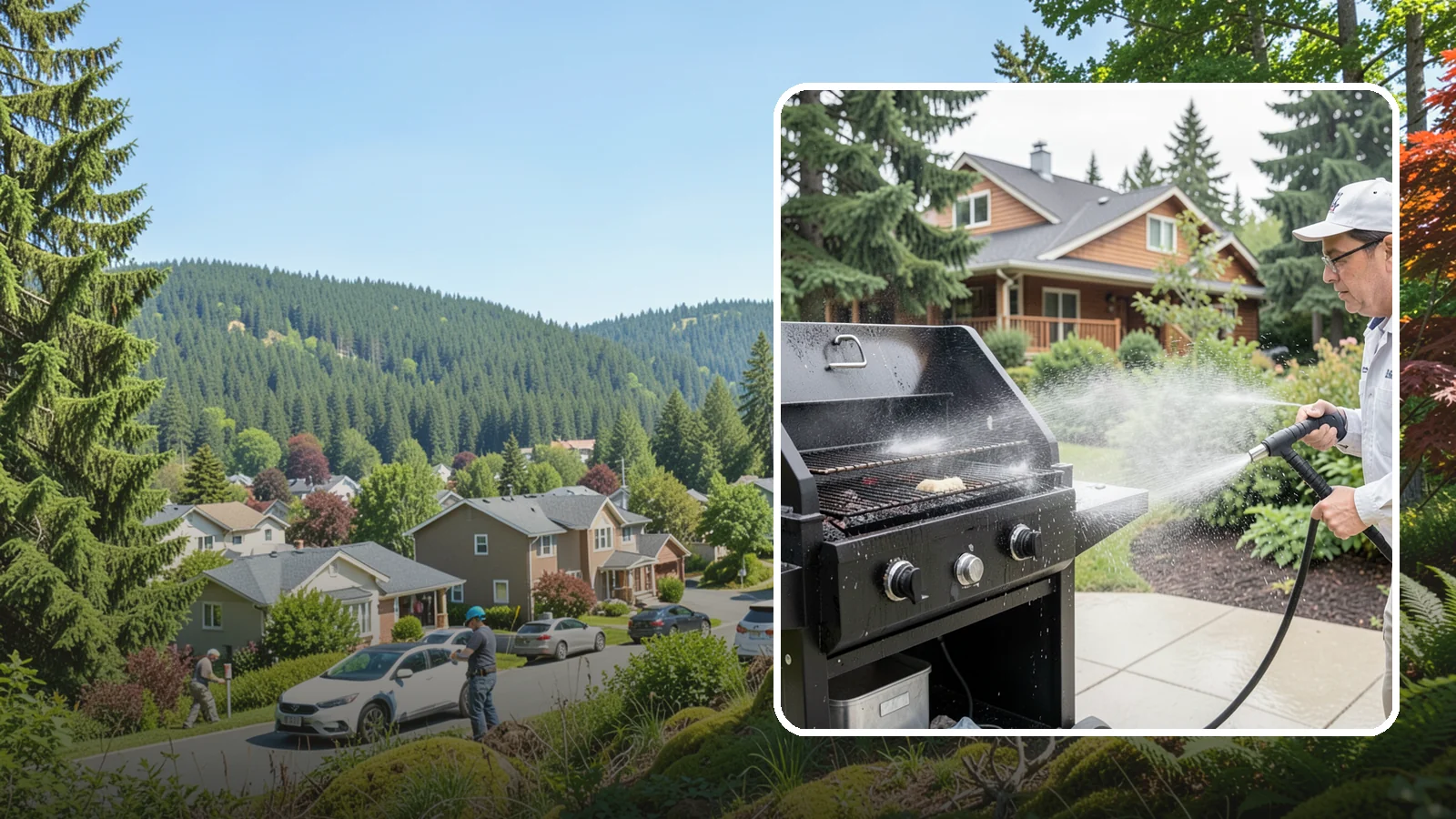 BBQ Grill Cleaning in Index, Snohomish County, WA - We degrease grates, burners, and exterior housings so your grill is safe and ready for that rare Washington sunny cookout.