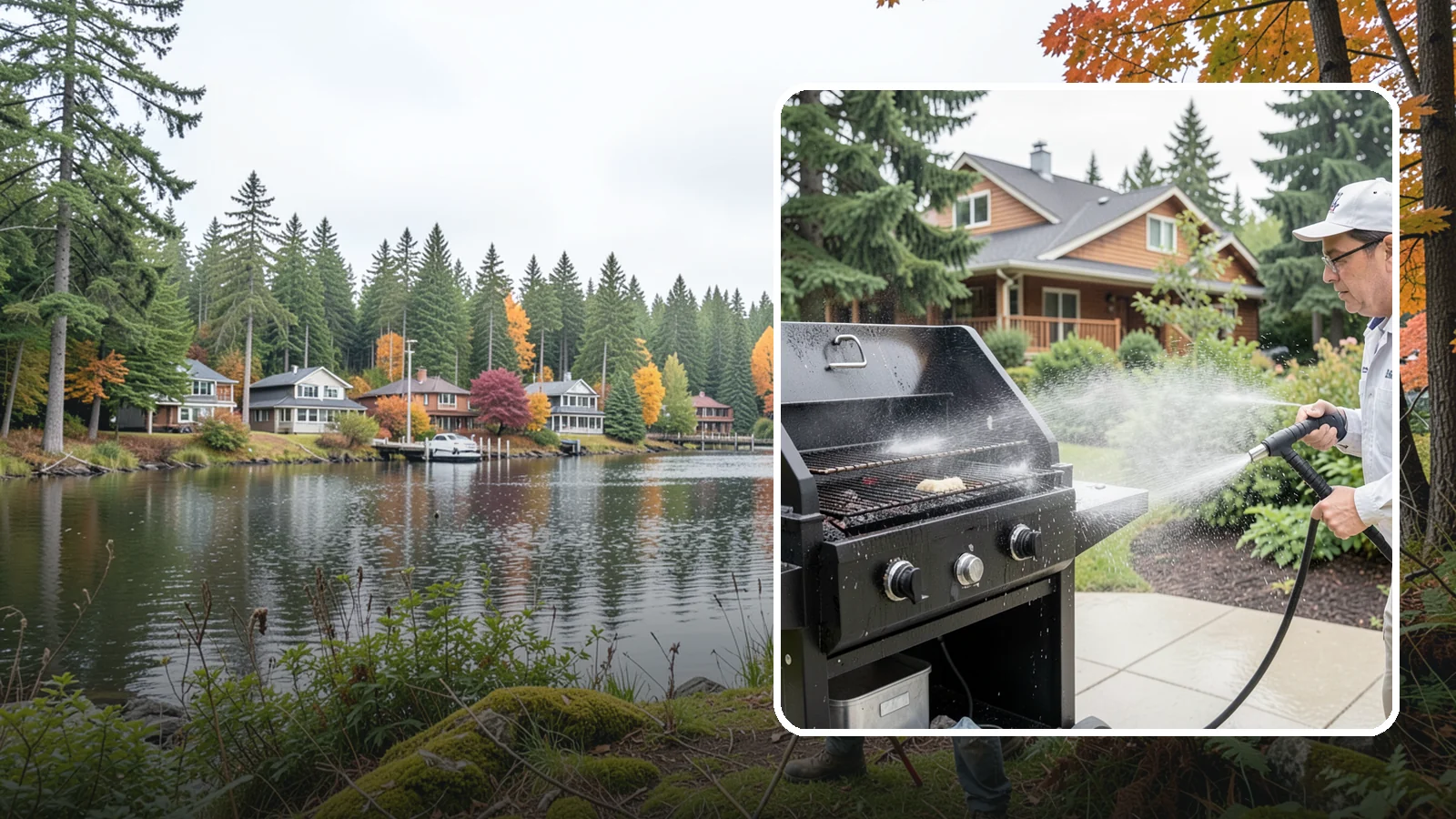 BBQ Grill Cleaning in La Conner, Skagit County, WA - We degrease grates, burners, and exterior housings so your grill is safe and ready for that rare Washington sunny cookout.