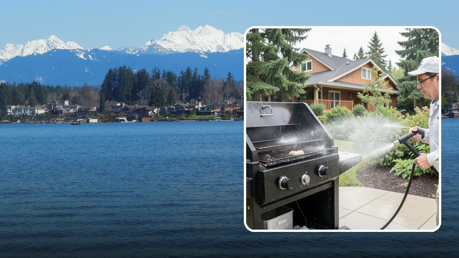 BBQ Grill Cleaning in Lake Stevens, Snohomish County, WA - We degrease grates, burners, and exterior housings so your grill is safe and ready for that rare Washington sunny cookout.