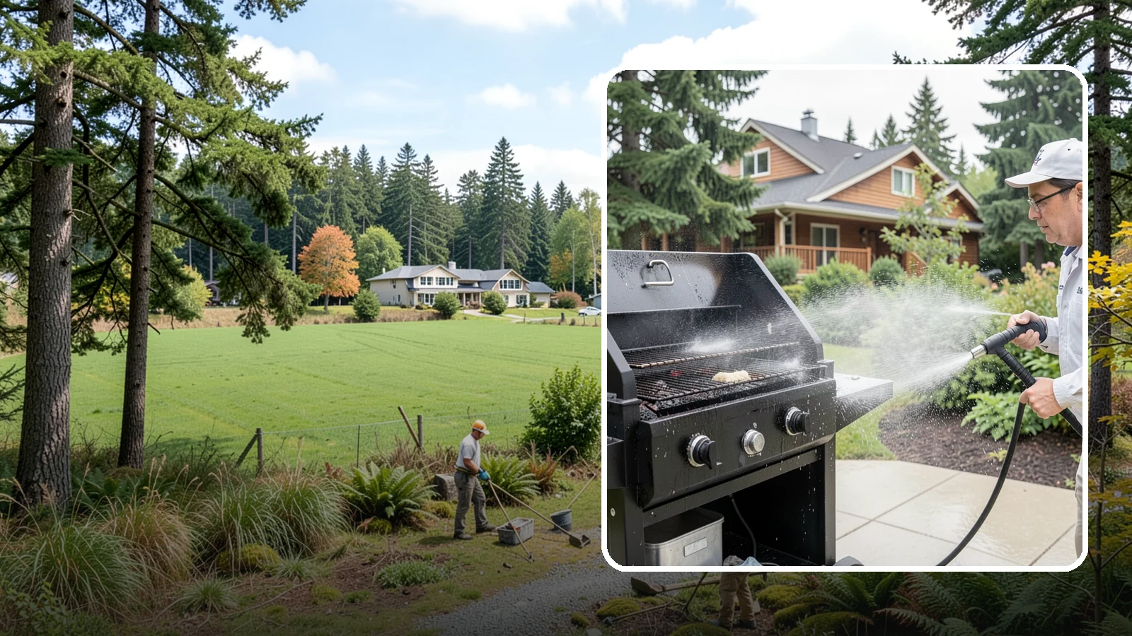 BBQ Grill Cleaning in Lyman, Skagit County, WA - We degrease grates, burners, and exterior housings so your grill is safe and ready for that rare Washington sunny cookout.