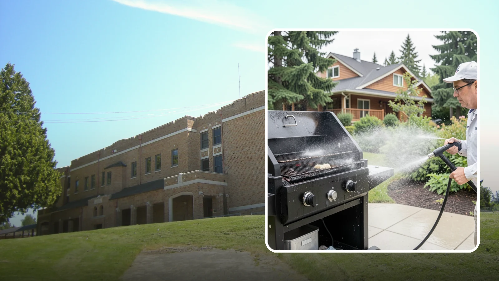 BBQ Grill Cleaning in Maple Valley, King County, WA - We degrease grates, burners, and exterior housings so your grill is safe and ready for that rare Washington sunny cookout.