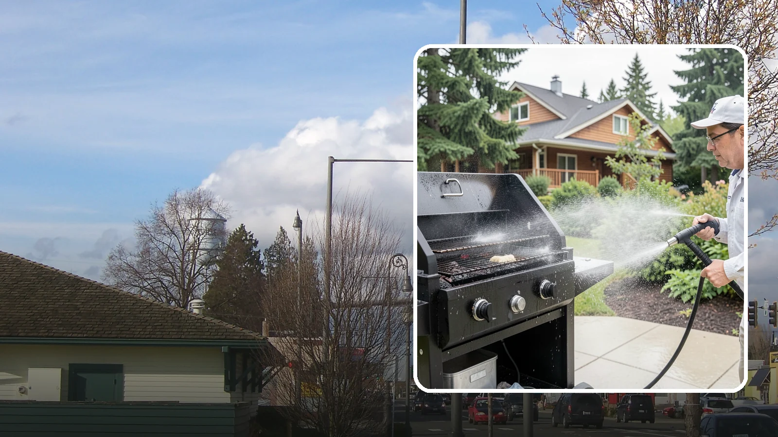 BBQ Grill Cleaning in Marysville, Snohomish County, WA - We degrease grates, burners, and exterior housings so your grill is safe and ready for that rare Washington sunny cookout.