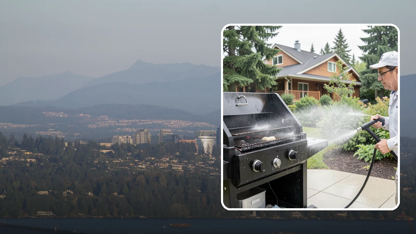 BBQ Grill Cleaning in Medina, King County, WA - We degrease grates, burners, and exterior housings so your grill is safe and ready for that rare Washington sunny cookout.