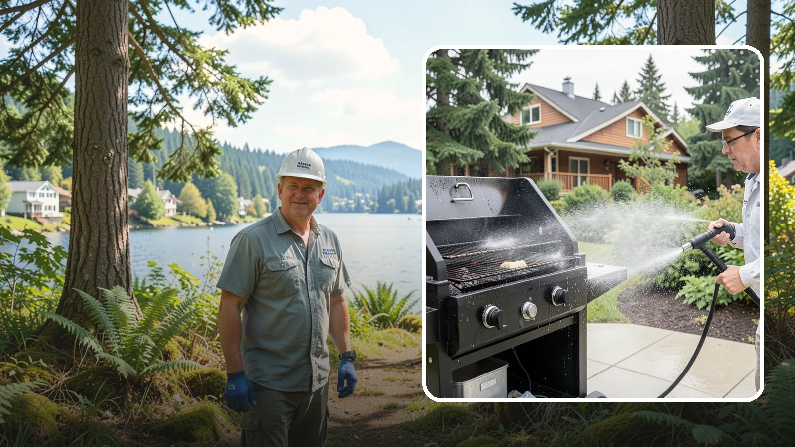 BBQ Grill Cleaning in Milton, King County, WA - We degrease grates, burners, and exterior housings so your grill is safe and ready for that rare Washington sunny cookout.