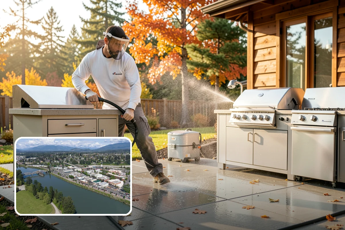 BBQ Grill Cleaning in Mount Vernon, Skagit County, WA - Removes carbonized grease that causes dangerous flare-ups