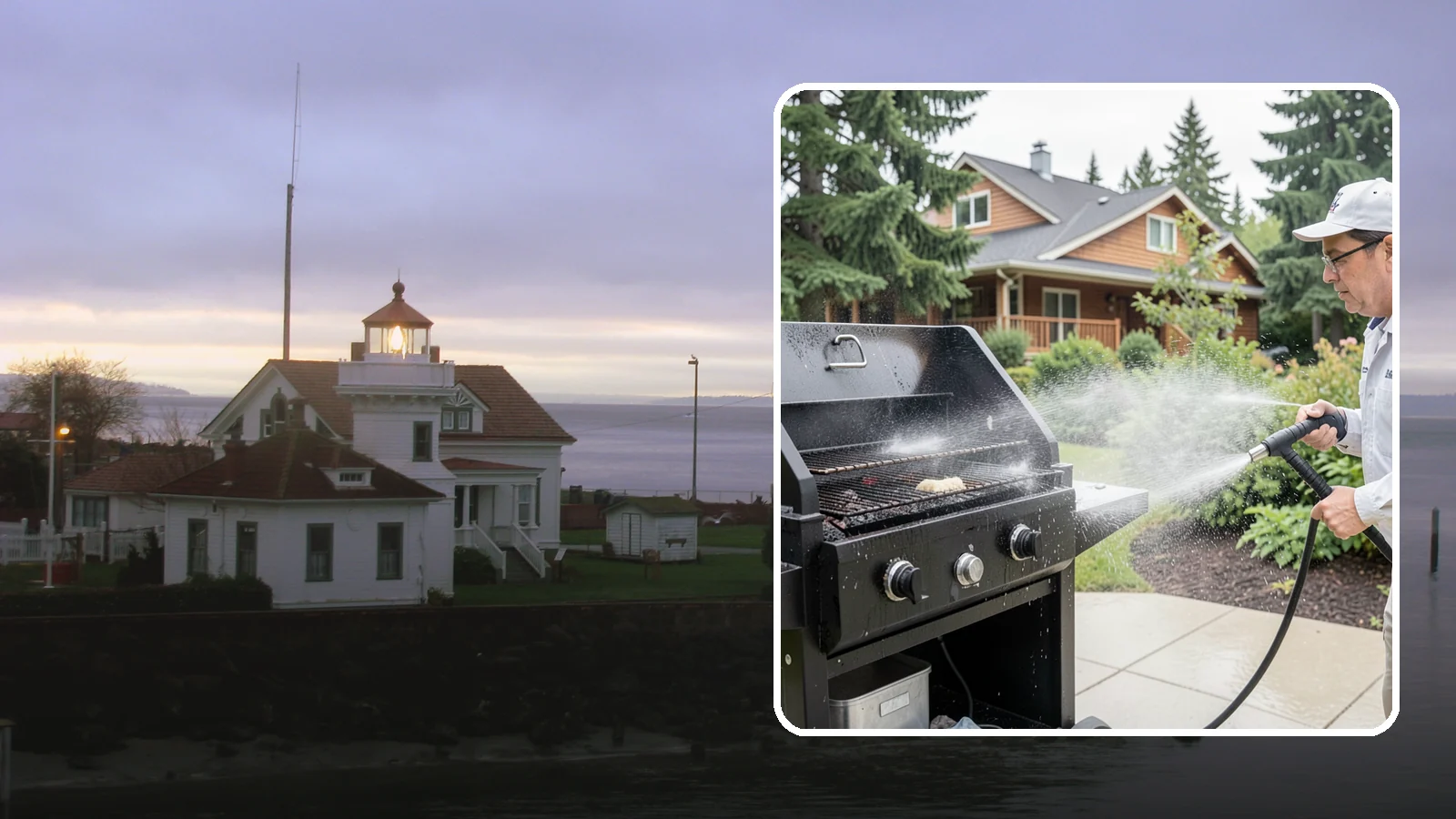 BBQ Grill Cleaning in Mukilteo, Snohomish County, WA - We degrease grates, burners, and exterior housings so your grill is safe and ready for that rare Washington sunny cookout.