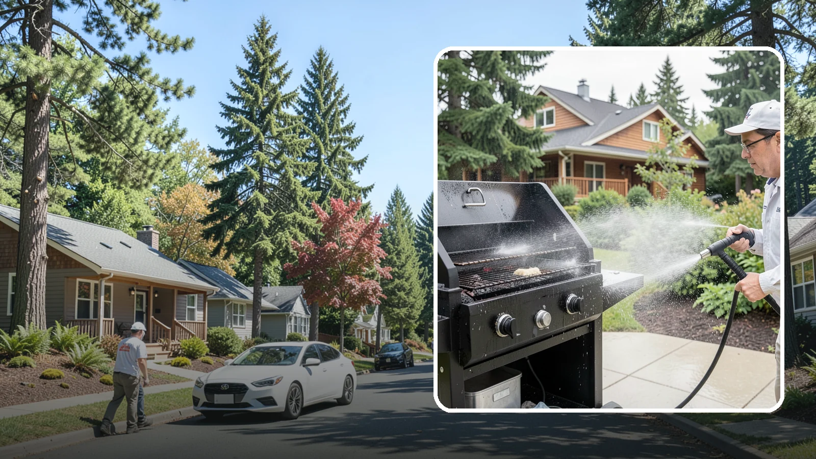 BBQ Grill Cleaning in Orting, Pierce County, WA - We degrease grates, burners, and exterior housings so your grill is safe and ready for that rare Washington sunny cookout.