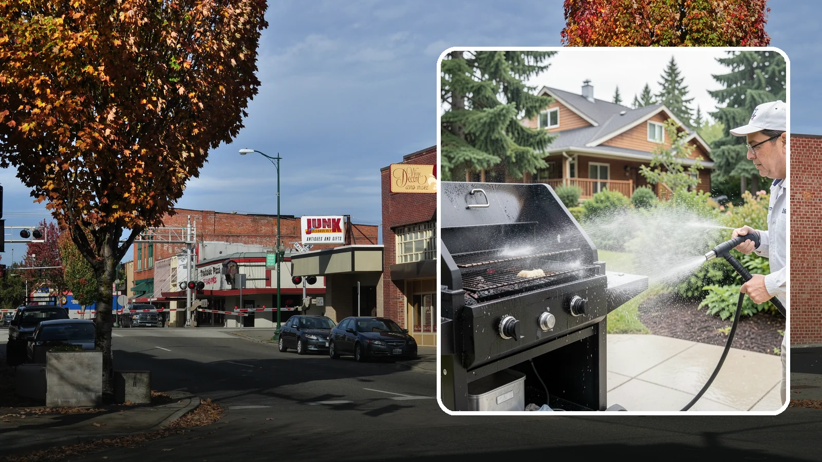 BBQ Grill Cleaning in Puyallup, Pierce County, WA - We degrease grates, burners, and exterior housings so your grill is safe and ready for that rare Washington sunny cookout.