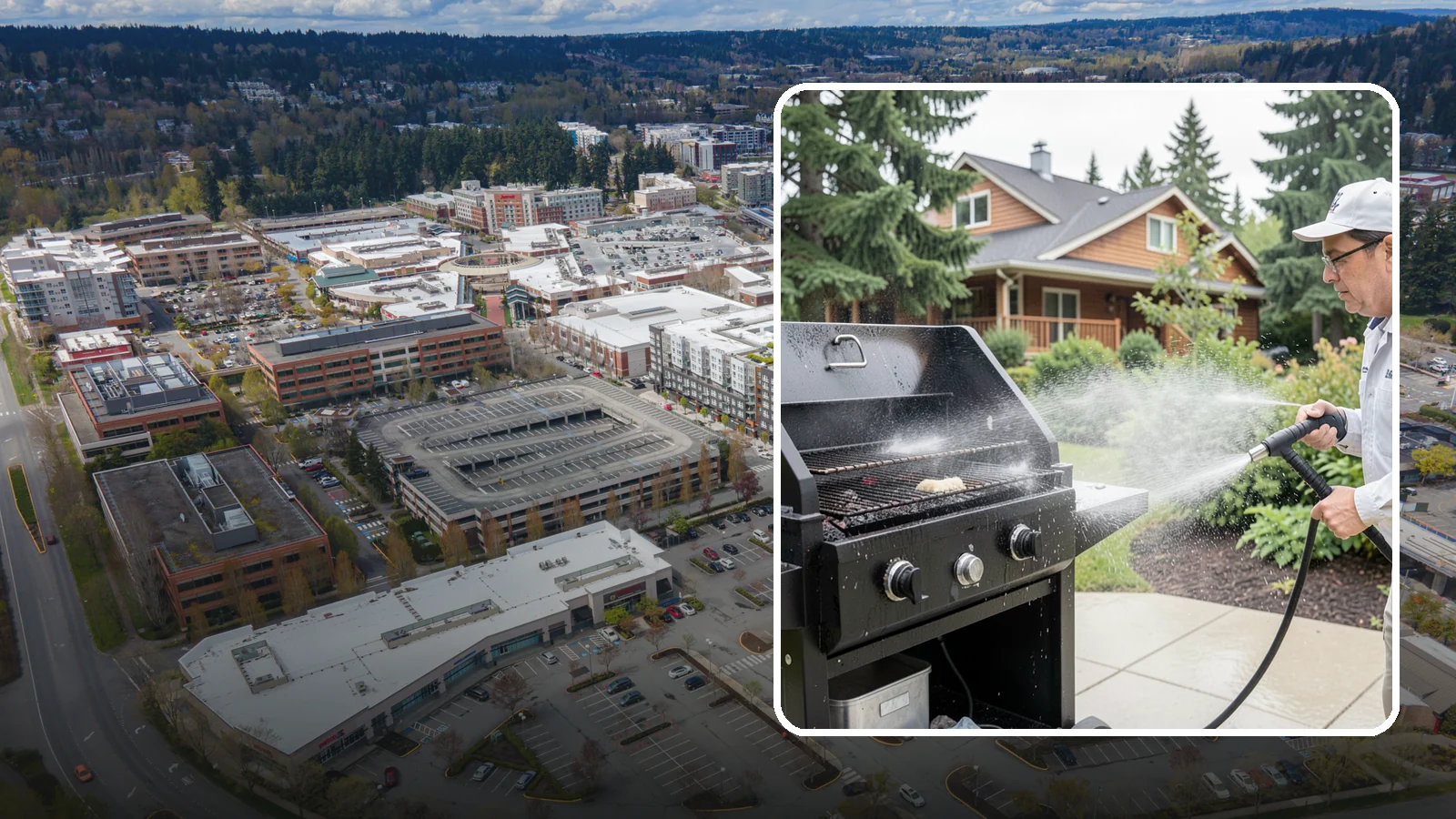 BBQ Grill Cleaning in Redmond, King County, WA - We degrease grates, burners, and exterior housings so your grill is safe and ready for that rare Washington sunny cookout.