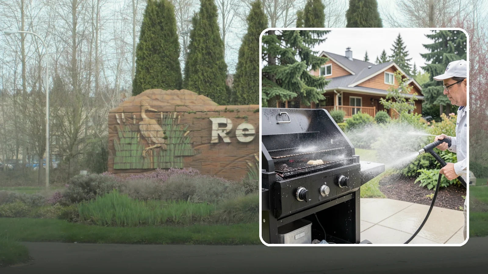 BBQ Grill Cleaning in Renton, King County, WA - We degrease grates, burners, and exterior housings so your grill is safe and ready for that rare Washington sunny cookout.