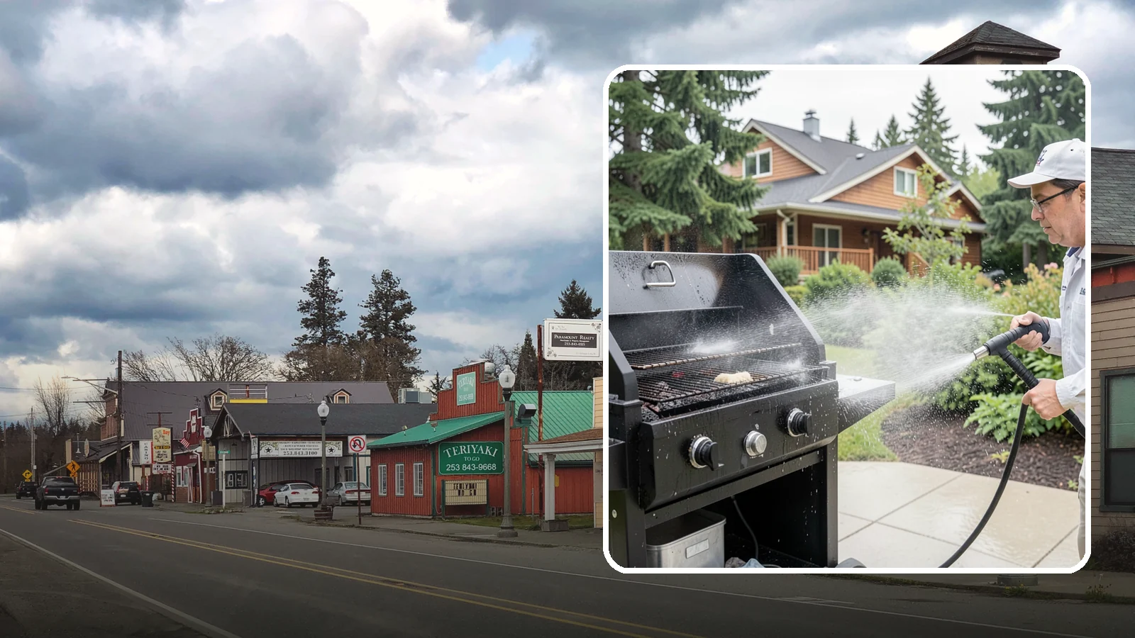 BBQ Grill Cleaning in Roy, Pierce County, WA - We degrease grates, burners, and exterior housings so your grill is safe and ready for that rare Washington sunny cookout.