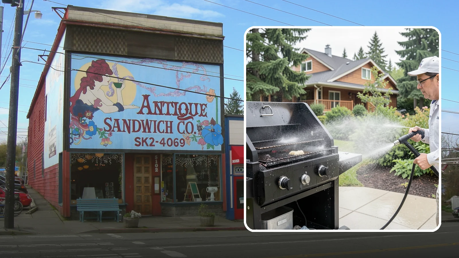 BBQ Grill Cleaning in Ruston, Pierce County, WA - We degrease grates, burners, and exterior housings so your grill is safe and ready for that rare Washington sunny cookout.